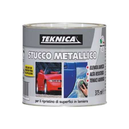 Stucco poliestere bicomponente per metalli e Carrozzeria Teknica 500ml